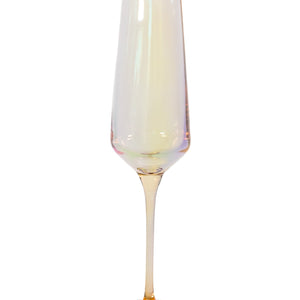 Estelle Colored Champagne Flute - Set of 6 {Iridescent}