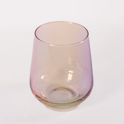 Estelle Colored Wine Stemless - Set of 2 {Iridescent}