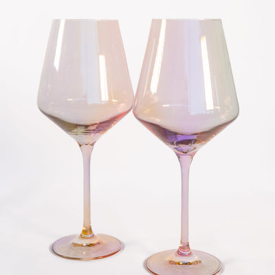 Estelle Colored Wine Stemware - Set of 2 {Iridescent}