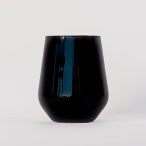 Estelle Colored Wine Stemless - Set of 6 {Black}
