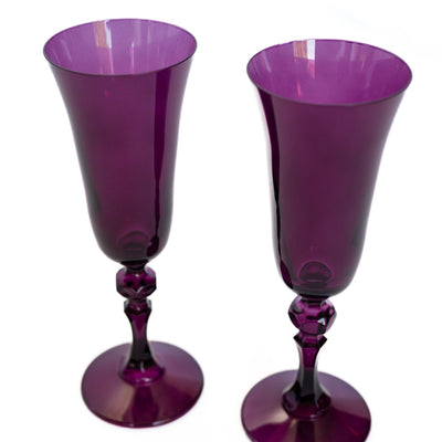 Estelle Colored Regal Flute - Set of 2 {Amethyst}