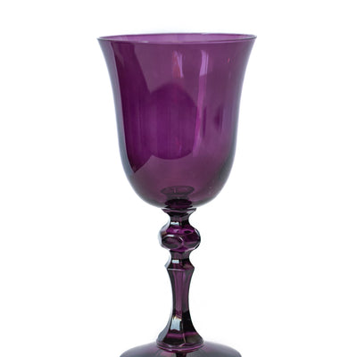 Estelle Colored Regal Goblet - Set of 2 {Amethyst}