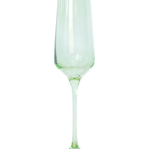 Estelle Colored Champagne Flute - Set of 6 {Mint Green}