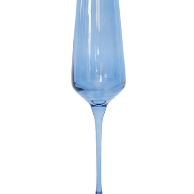 Estelle Colored Champagne Flute - Set of 2 {Cobalt Blue}