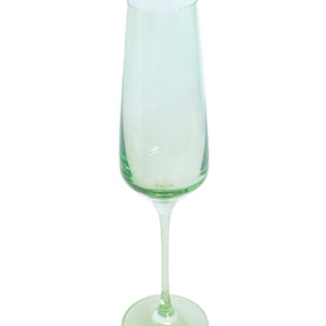 Estelle Colored Champagne Flute - Set of 2 {Mint Green}