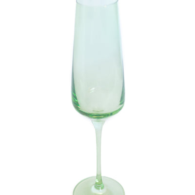 Estelle Colored Champagne Flute - Set of 2 {Mint Green}