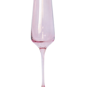 Estelle Colored Champagne Flute - Set of 6 {Rose}