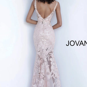 Embroidered Fitted Sleeveless Gown by Jovani 60283