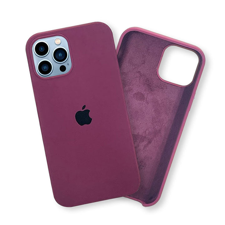 iPhone 13 Pro Max Silicone Case - Plum