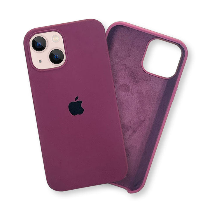 iPhone 13 Mini Silicone Cover - Plum