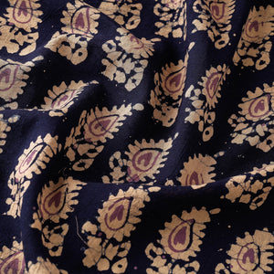 Black - Hand Printed Cotton Batik Fabric