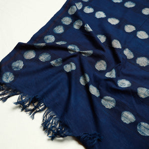 Blue - Akola Block Printed Pure Handloom Cotton Towel