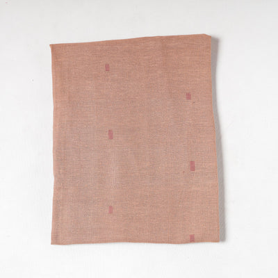 Brown - Organic Kala Cotton Pure Handloom Chaumukh Precut Fabric