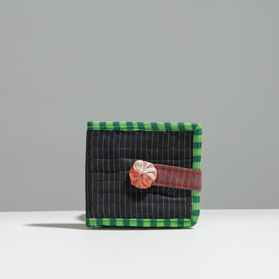 Black - Gamcha Fabric Handmade Wallet