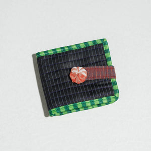 Black - Gamcha Fabric Handmade Wallet