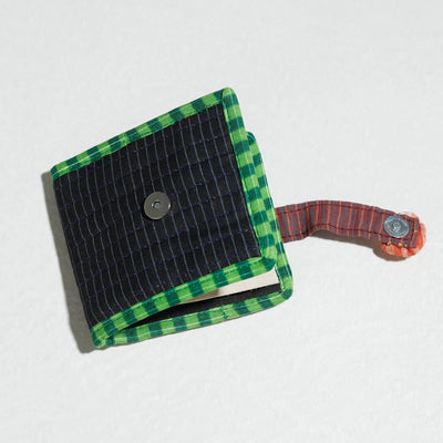 Black - Gamcha Fabric Handmade Wallet