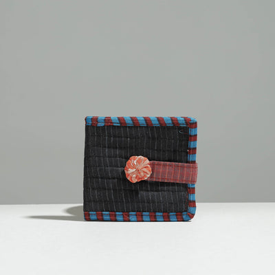 Black - Gamcha Fabric Handmade Wallet