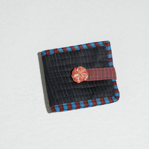 Black - Gamcha Fabric Handmade Wallet