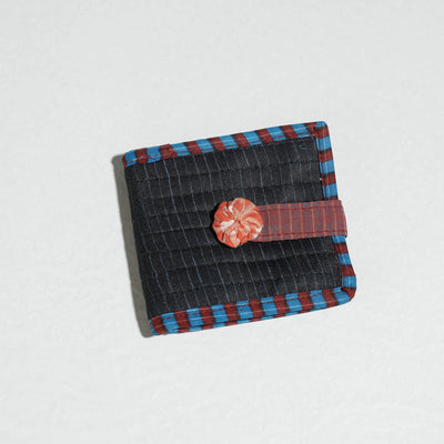 Black - Gamcha Fabric Handmade Wallet