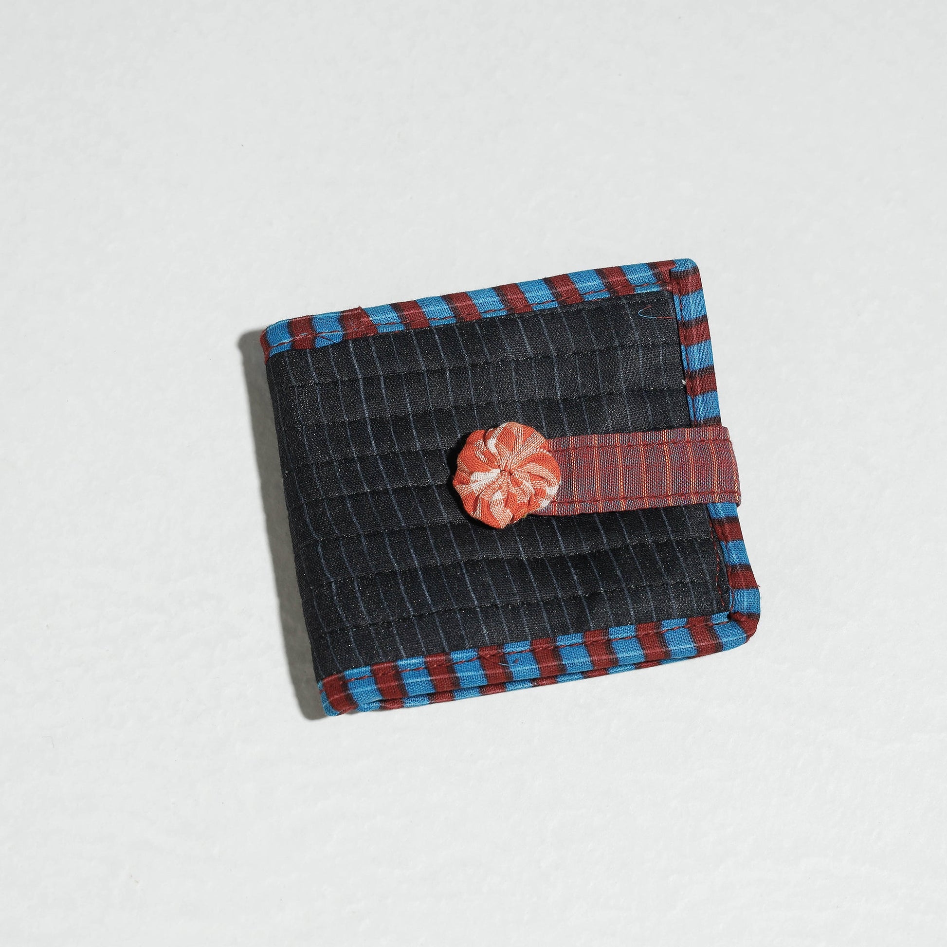 Black - Gamcha Fabric Handmade Wallet