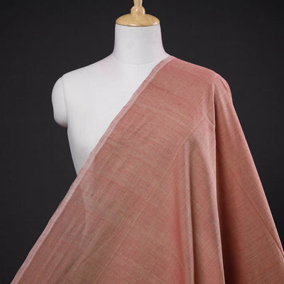 Brown - Red Sand Original Mangalagiri Handloom Cotton Fabric