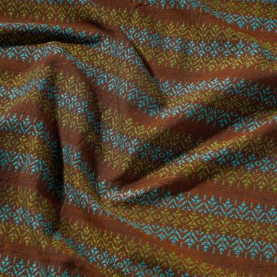 Brown - Bodoweaves Handloom Cotton Fabric