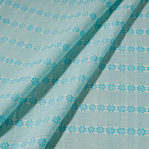 Blue - Bodoweaves Handloom Cotton Fabric