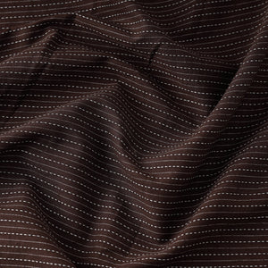 Brown - Prewashed Kantha Stitch Cotton Fabric 18