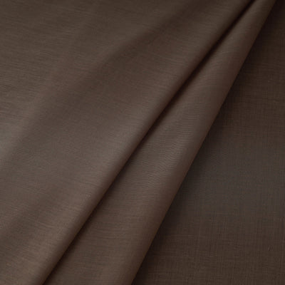 Brown - Prewashed Plain Mul Cotton Fabric 05