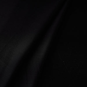 Black - Prewashed Plain Mul Cotton Fabric 04