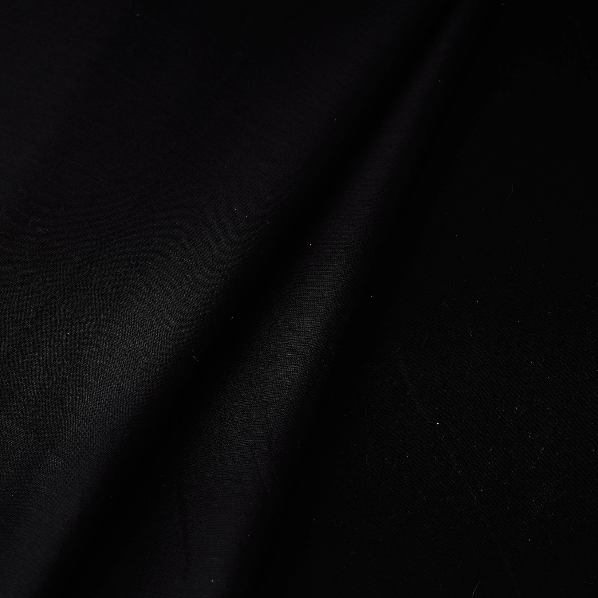 Black - Prewashed Plain Mul Cotton Fabric 04