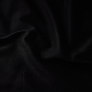 Black - Prewashed Plain Mul Cotton Fabric 04