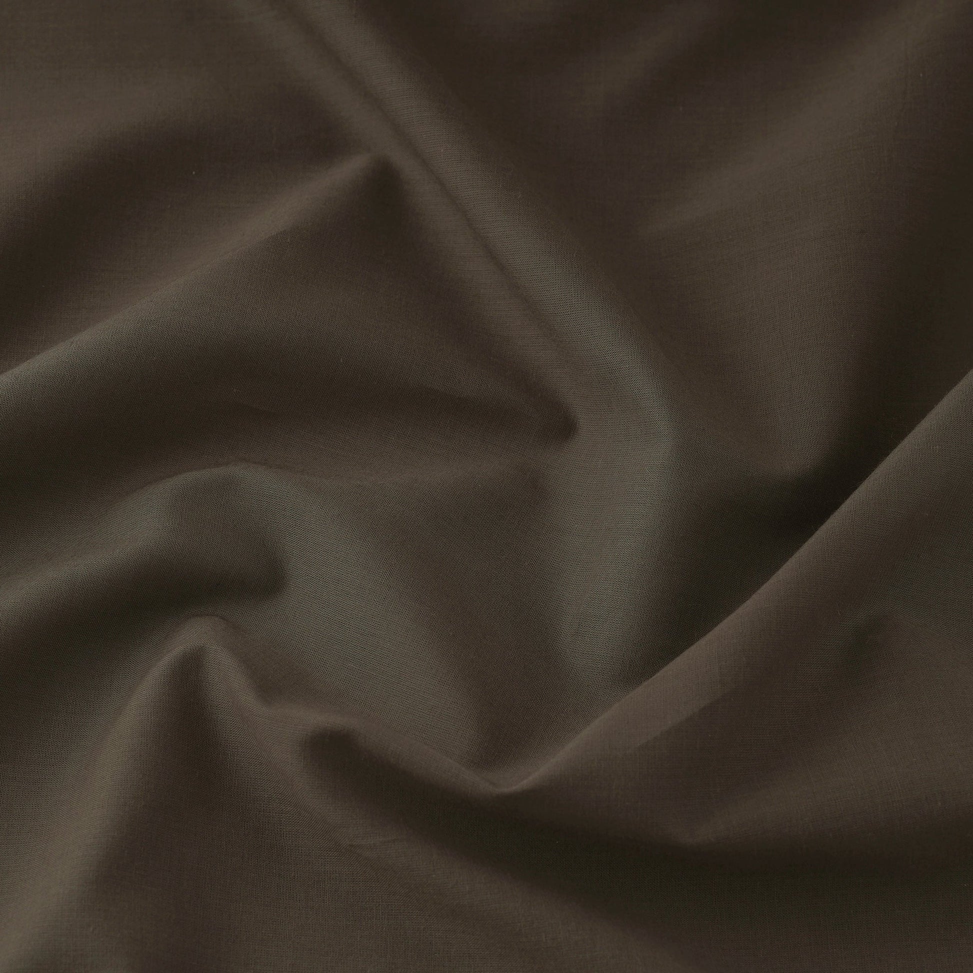 Brown - Prewashed Plain Cotton Fabric 42