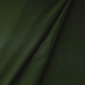 Army Green - Prewashed Plain Cotton Fabric 22
