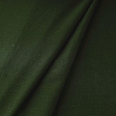Army Green - Prewashed Plain Cotton Fabric 22