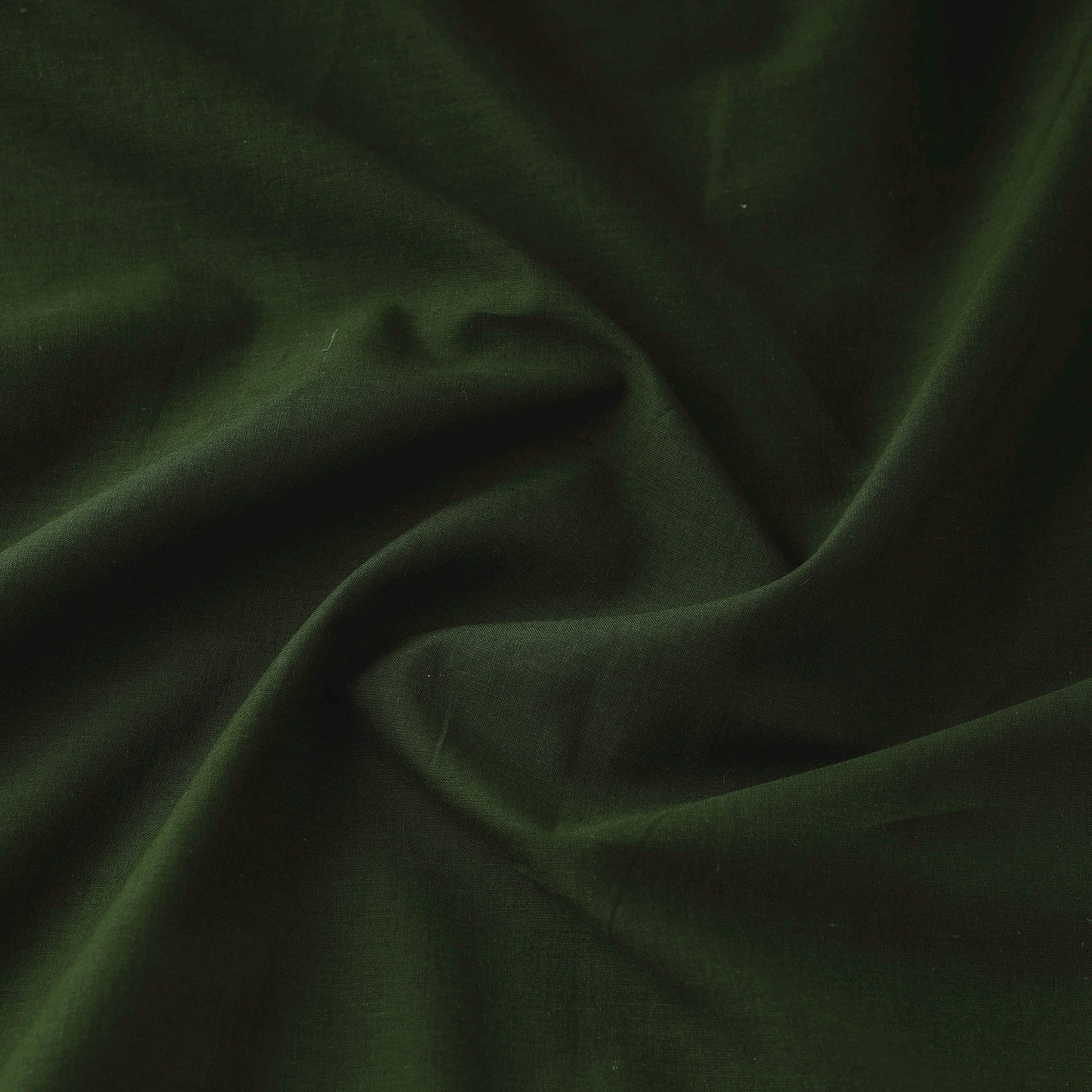 Army Green - Prewashed Plain Cotton Fabric 22