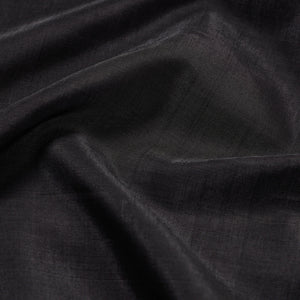 Black - Maheshwari Silk Cotton Pure Handloom Fabric