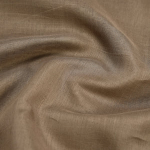 Brown - Maheshwari Silk Cotton Pure Handloom Fabric