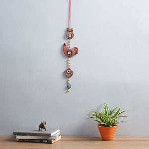Bishnupur Handpainted Terracotta Wall Hanging