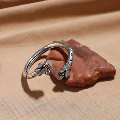 Antique Finish Oxidised German Silver Kada / Bracelet