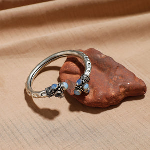 Antique Finish Oxidised German Silver Kada / Bracelet