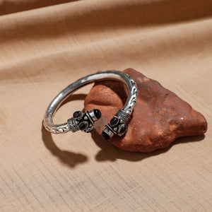 Antique Finish Oxidised German Silver Kada / Bracelet