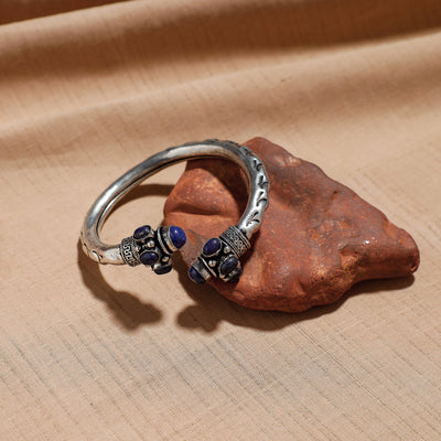 Antique Finish Oxidised German Silver Kada / Bracelet