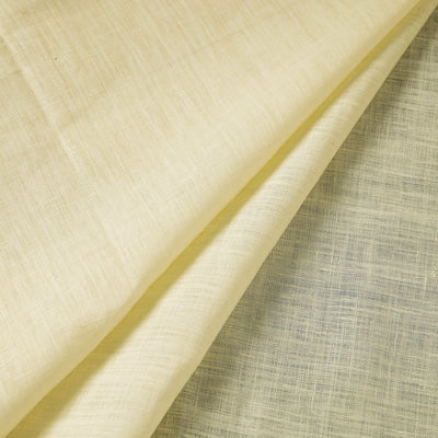 Beige Bhagalpuri Handloom Pure Linen Fabric