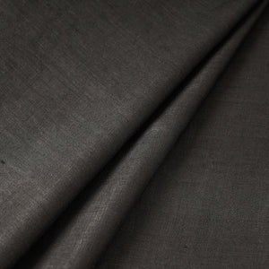 Black - Handloom Pure Linen Bhagalpuri Fabric 03
