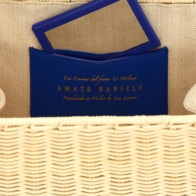 Daniele Amato Queen Rattan Handbag