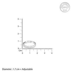 Silver Pyramid Ring for Her