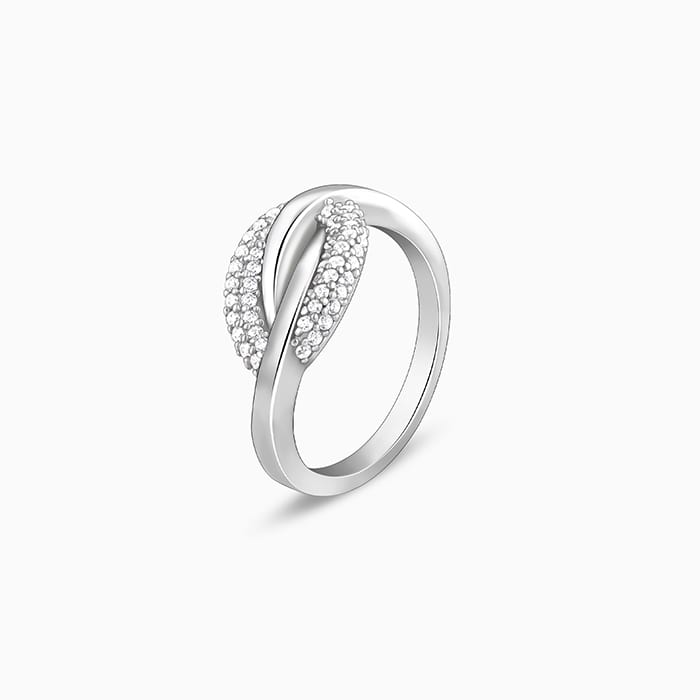 Silver Oval Touch Ring