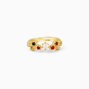 Golden Spectra Glow Ring