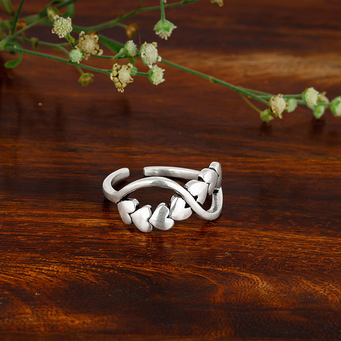 Silver Infinite Love Ring